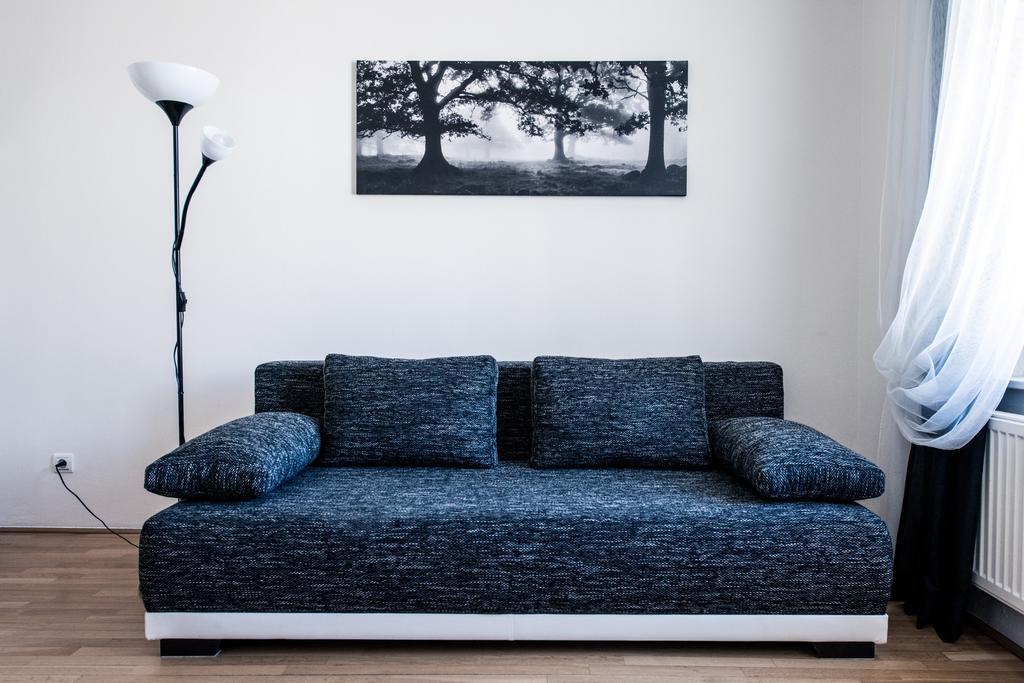 Modern Apartment Riegrovy Sady Prága Szoba fotó