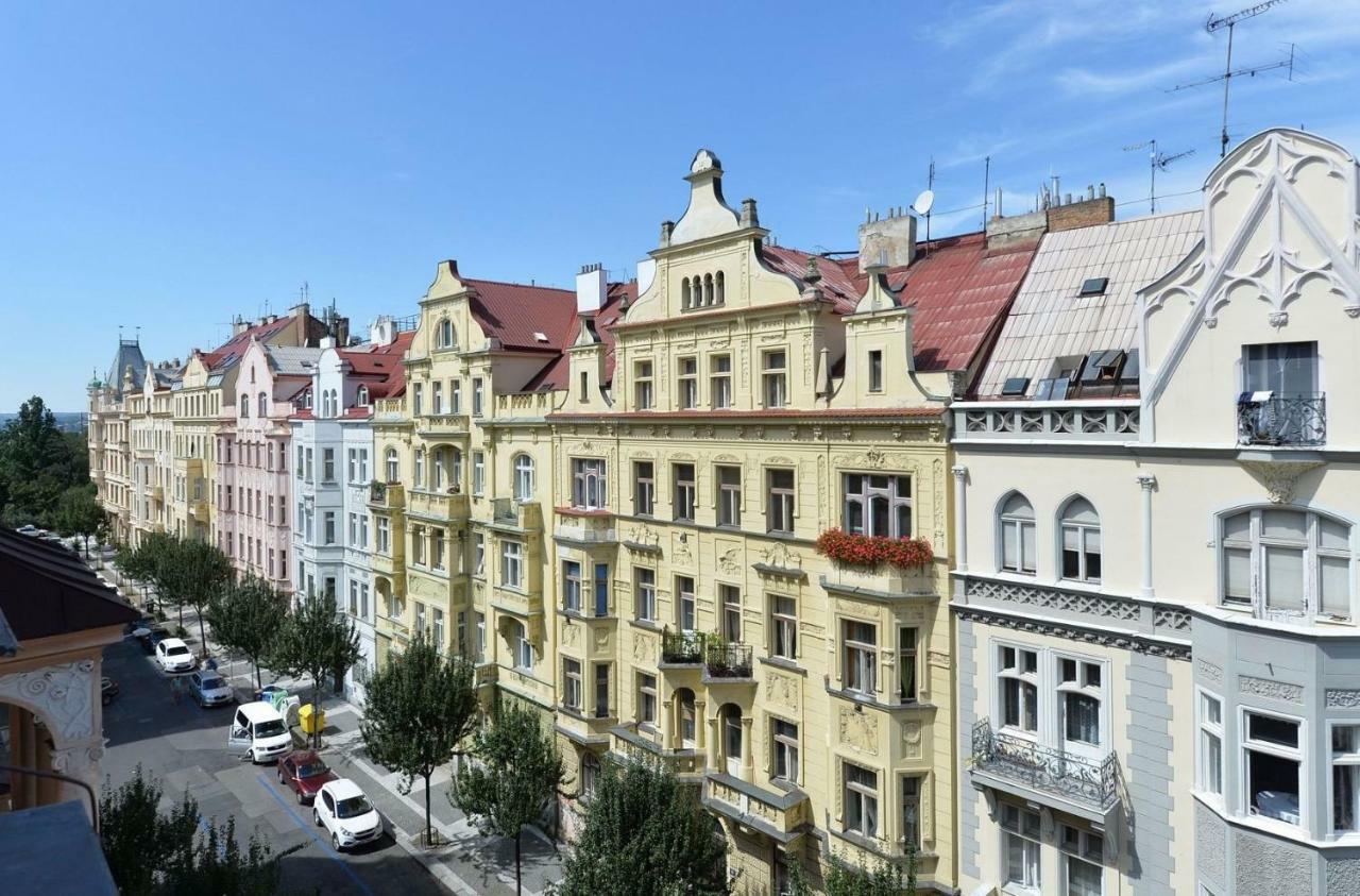 Modern Apartment Riegrovy Sady Prága Kültér fotó